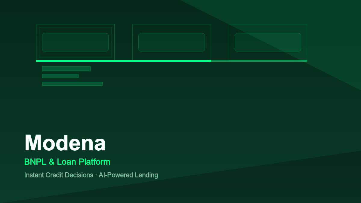 Case Study: BNPL and Loan Product Suite for Modena.ee