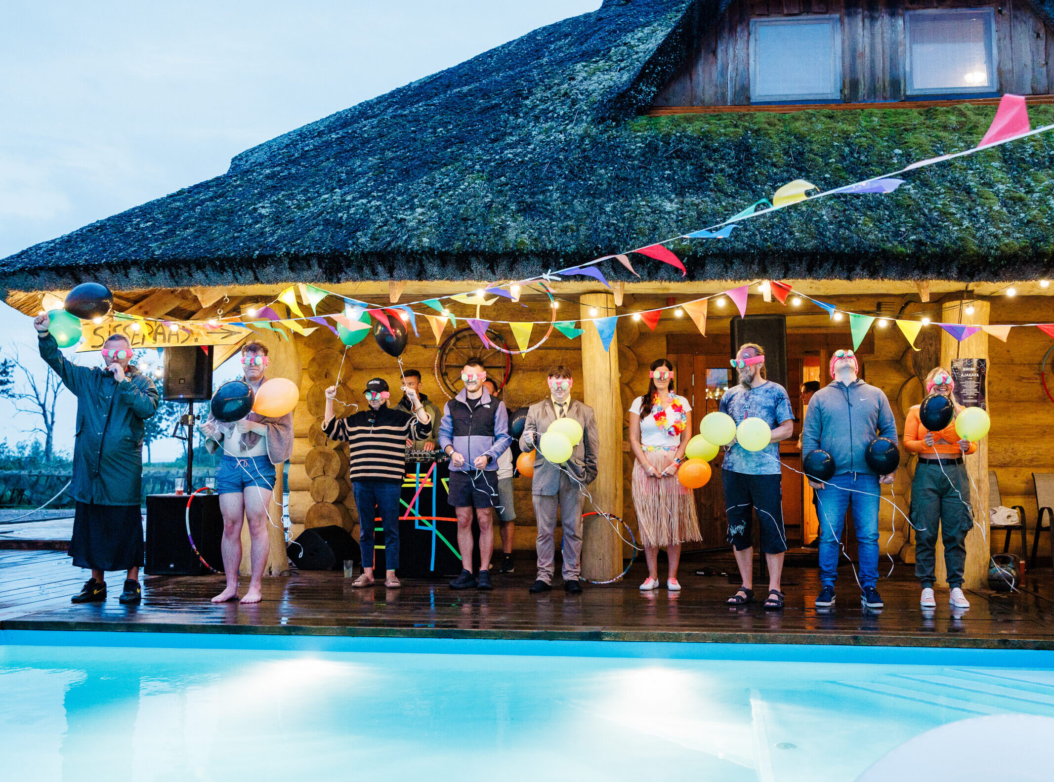 SRINI team at company summer event 2023